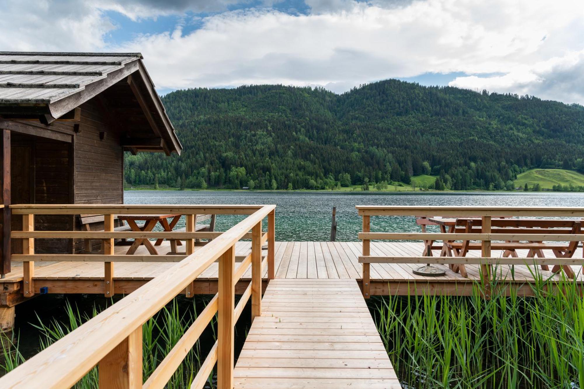 Draxl-Hof Ferienwohnungen Weissensee Dış mekan fotoğraf