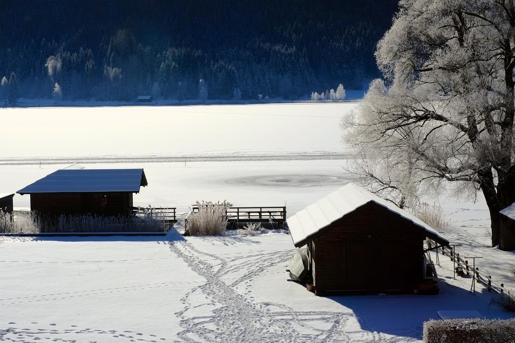 Draxl-Hof Ferienwohnungen Weissensee Dış mekan fotoğraf